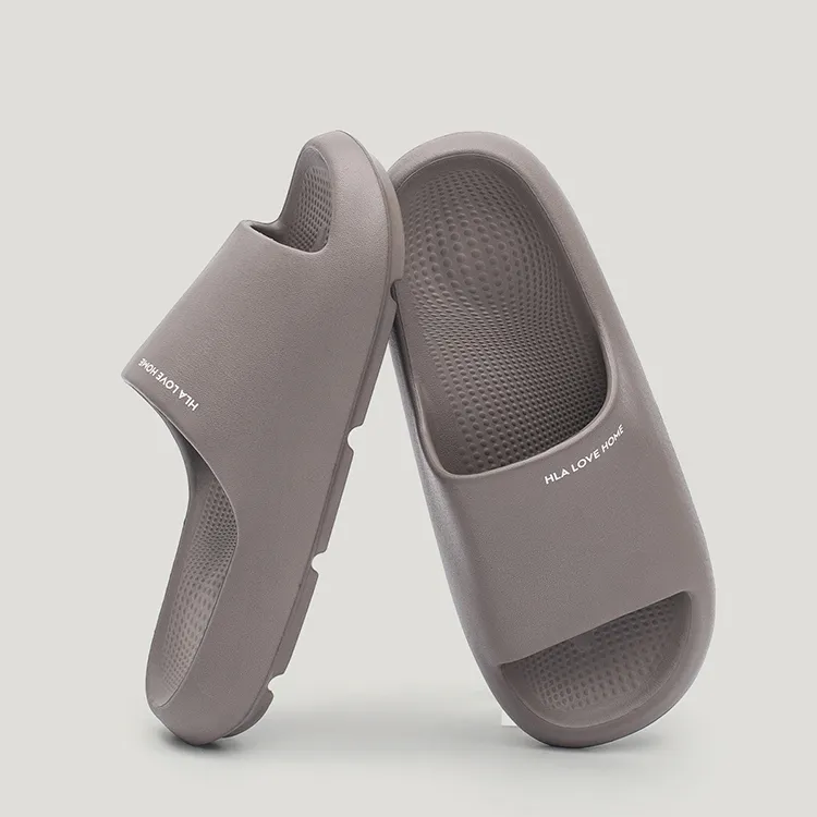 HLA Summer Platform Home Slippers Minimalist Bathroom Anti Slip And Wear Resistant Slippers Unisex-10