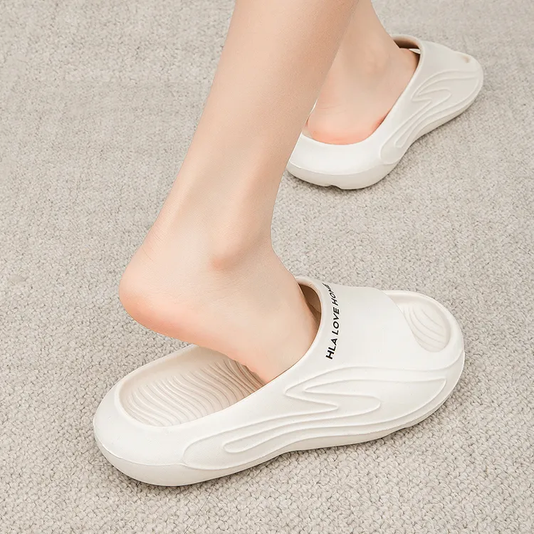 HLA Indoor Platform Unisex Slippers Soft Sole Squashy And Bouncy Feeling Suitable For Dormitory And Home Use-4