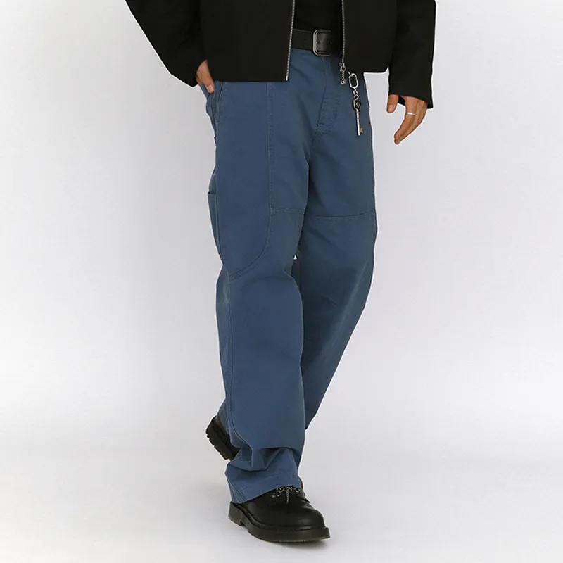 ORANGE DRAGON Cargo Pants Unisex Blue-4