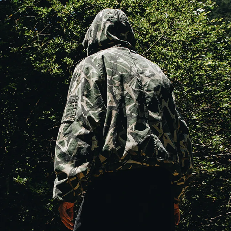 ORANGE DRAGON FW24 Jackets & Coats Unisex Thorn Green Camouflage-4
