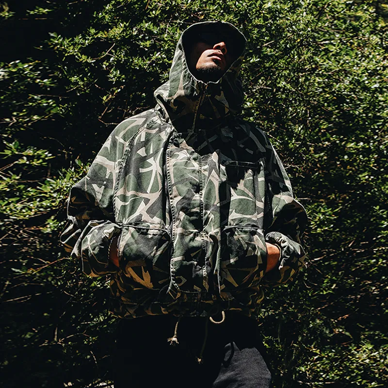 ORANGE DRAGON FW24 Jackets & Coats Unisex Thorn Green Camouflage-3