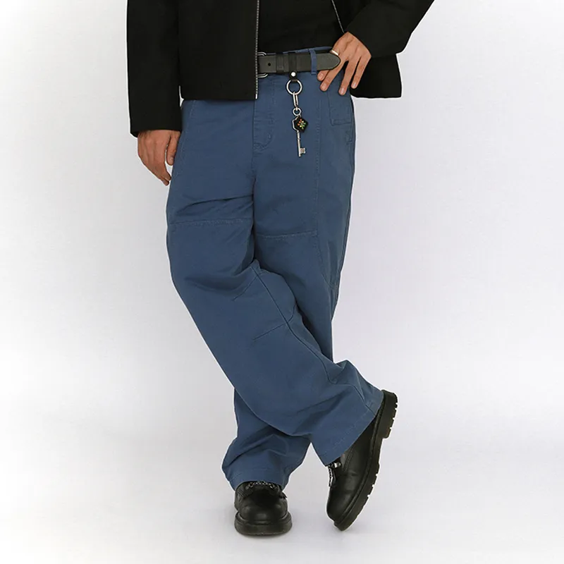ORANGE DRAGON Cargo Pants Unisex Blue-3