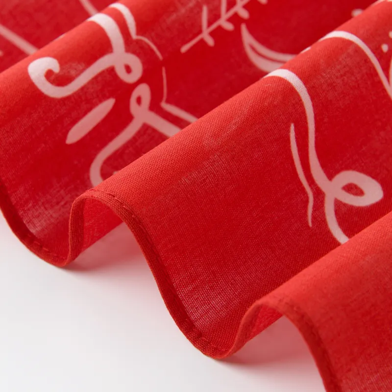 GUNTANGSHIGUANG Cotton Square Scarf Handkerchief Unisex-2