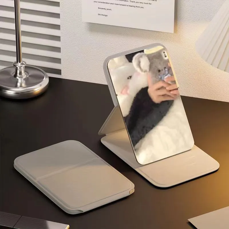 DANLE Foldable Make Up Mirrors Carry on Minimalist Style-4