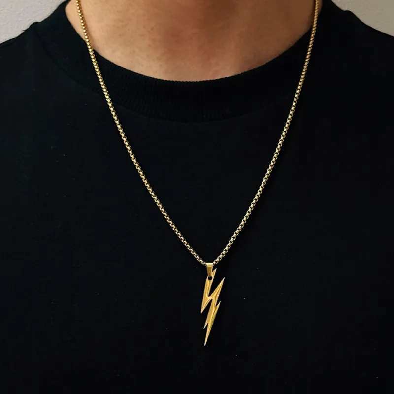 BYG Stainless Steel Necklaces Unisex Gold-2
