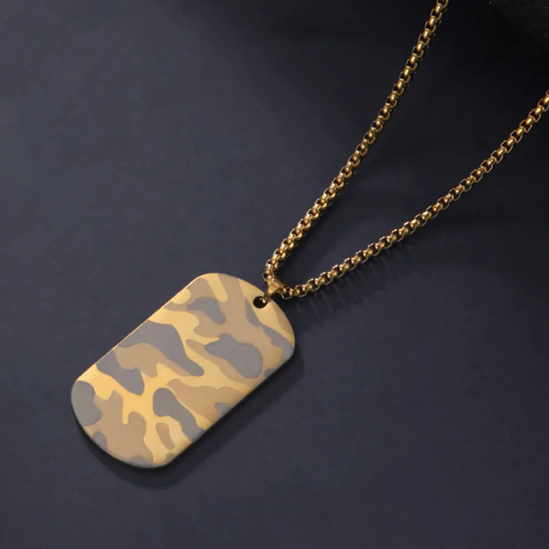 BYG Stainless Steel Necklaces Unisex Gold-1