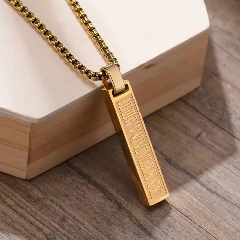 BYG Stainless Steel Necklaces Unisex Gold-1