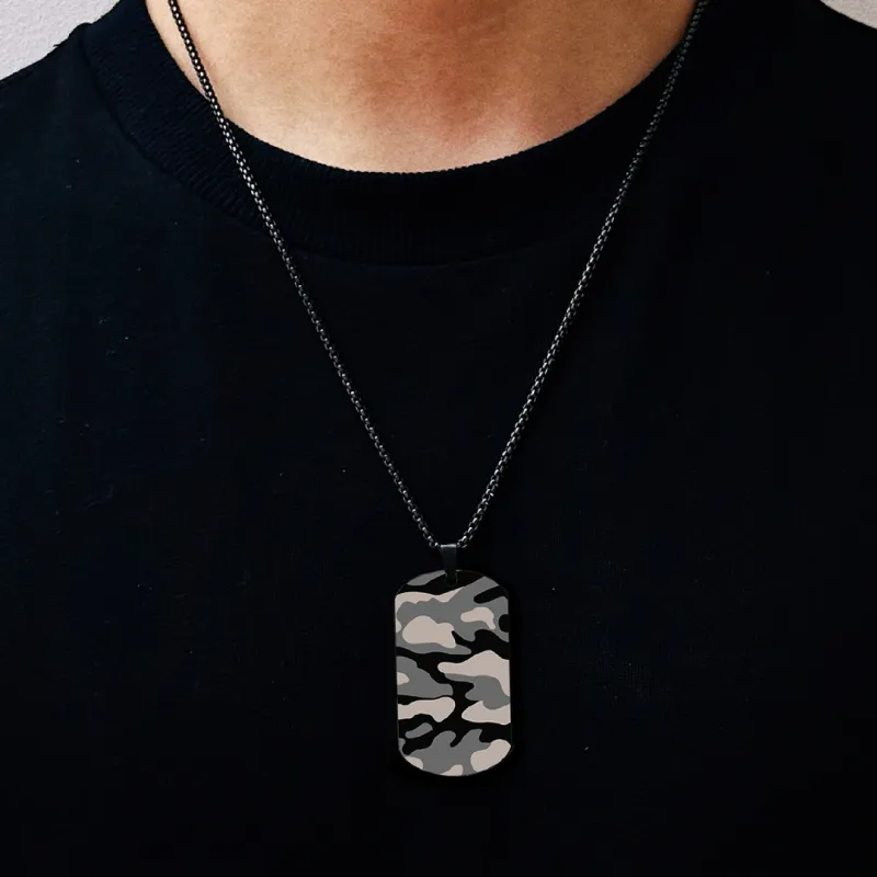 BYG Stainless Steel Necklaces Unisex Black-2