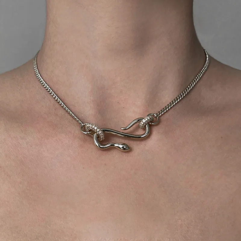 BYG Copper Necklaces Unisex Silver-1