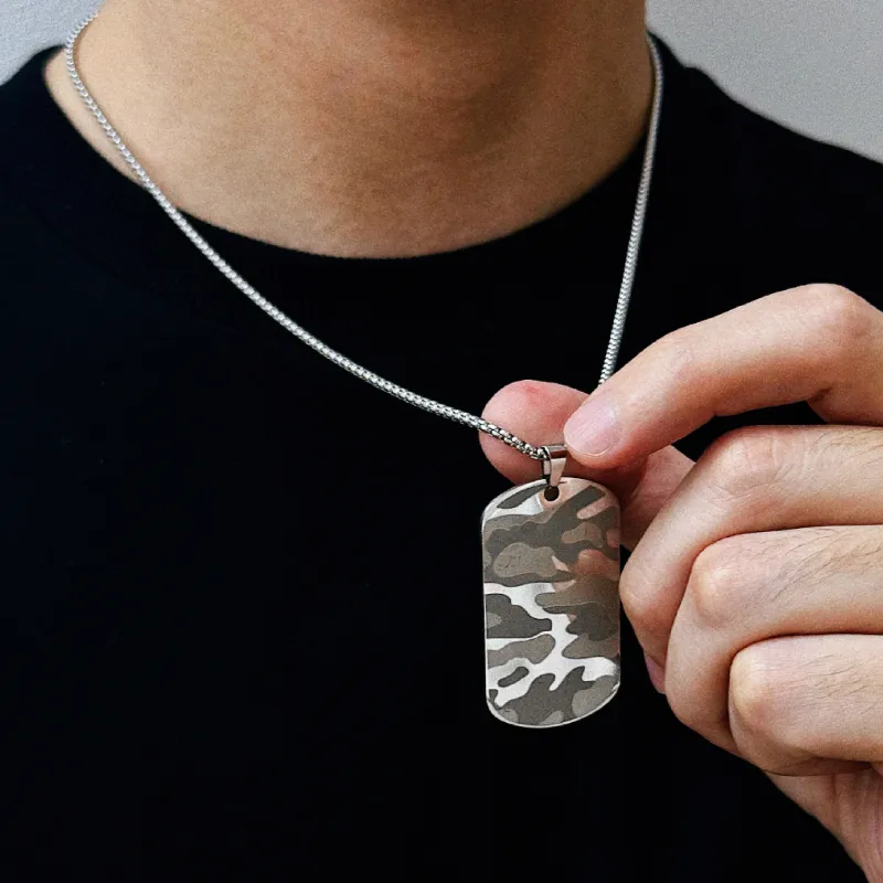 BYG Stainless Steel Necklaces Unisex Silver-4