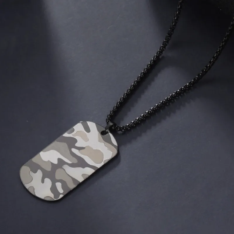 BYG Stainless Steel Necklaces Unisex Black-1