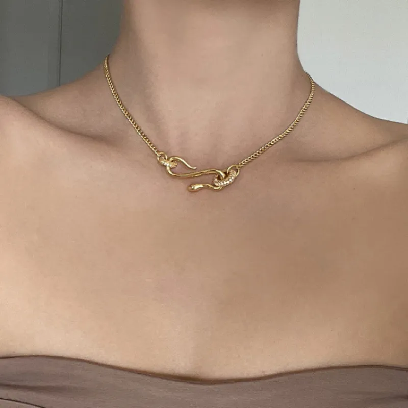 BYG Copper Necklaces Unisex Gold-3