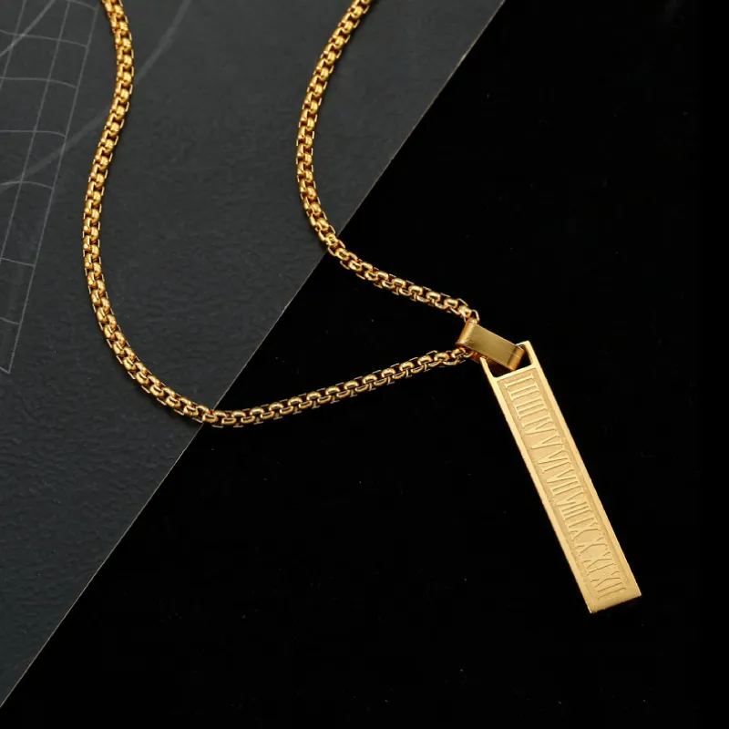 BYG Stainless Steel Necklaces Unisex Gold-5