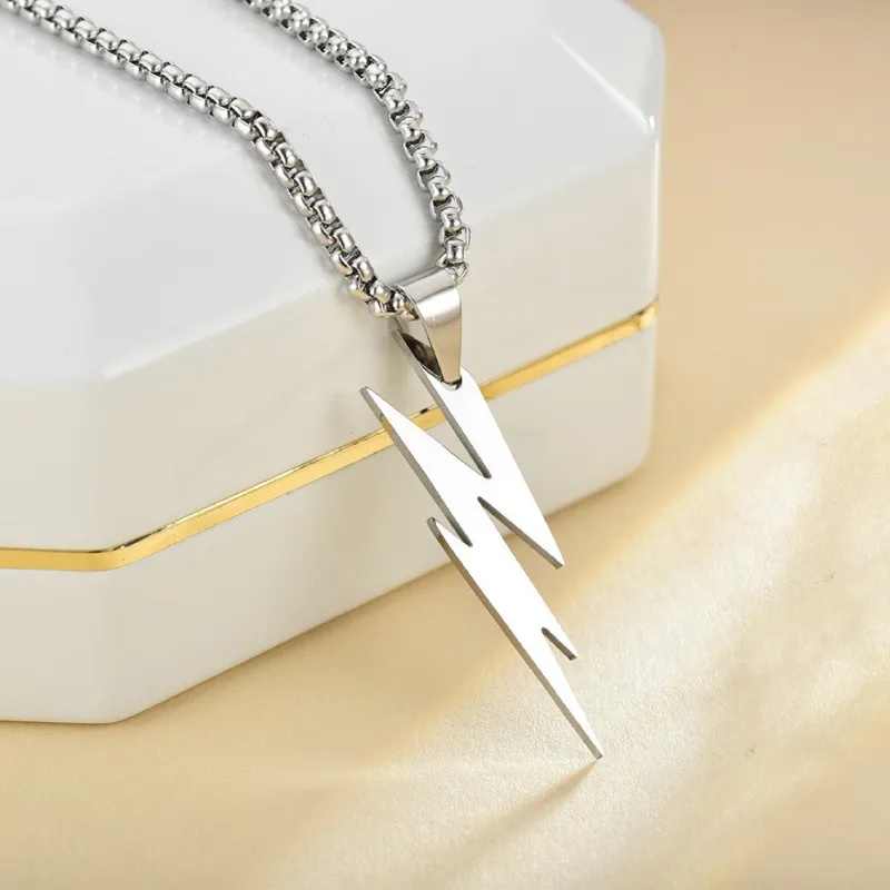 BYG Stainless Steel Necklaces Unisex Silver-1