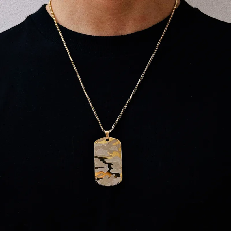 BYG Stainless Steel Necklaces Unisex Gold-2