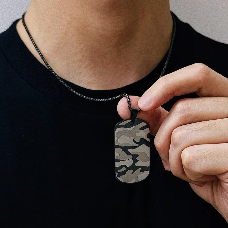 BYG Stainless Steel Necklaces Unisex Black-4