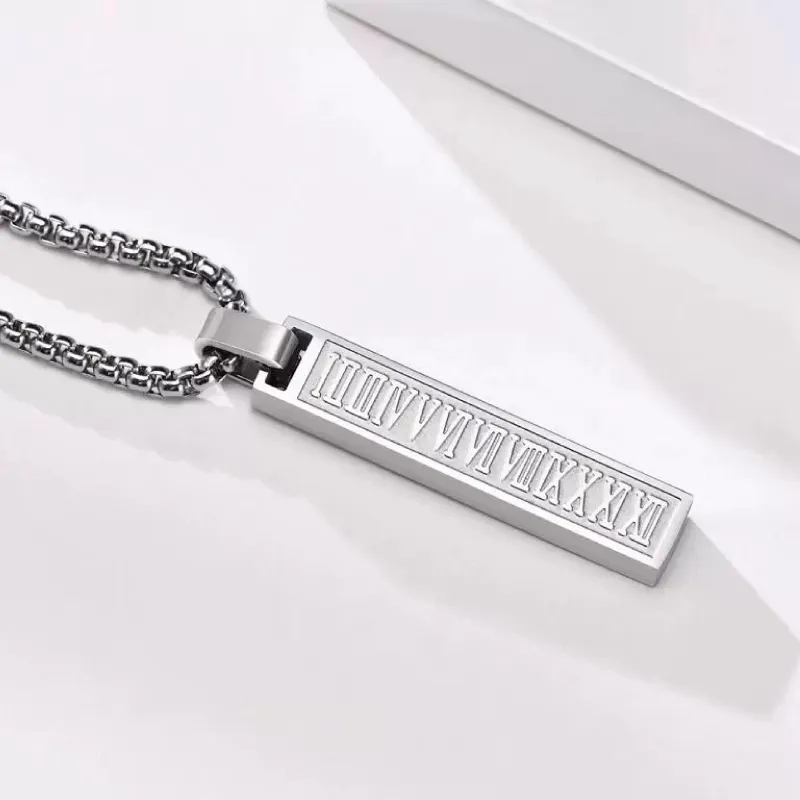 BYG Stainless Steel Necklaces Unisex Silver-1