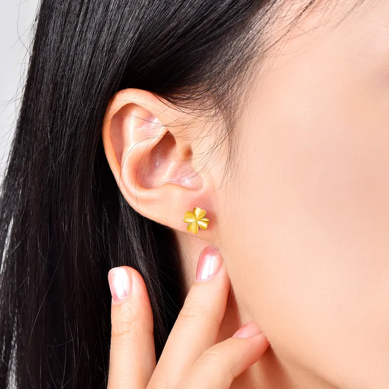 ADYD JEWELLY 18K Gold Stud Earrings Women's-1