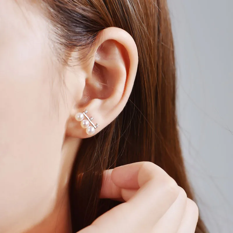 ADYD JEWELLY Pearl Stud Earrings Women's-4