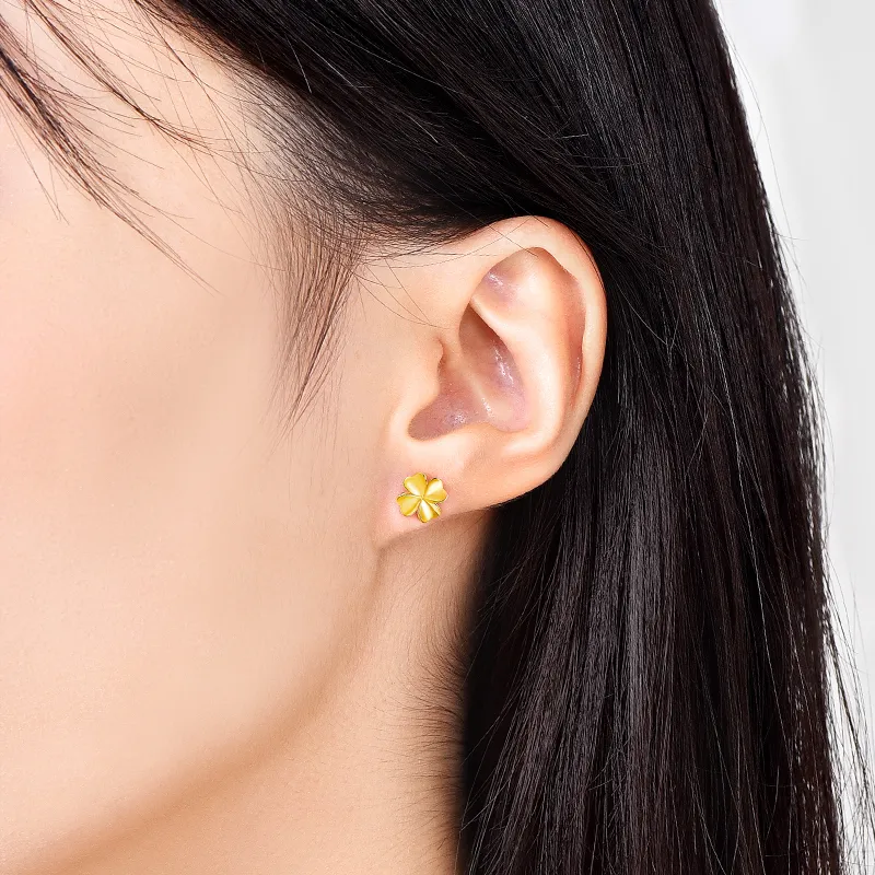ADYD JEWELLY 18K Gold Stud Earrings Women's-2
