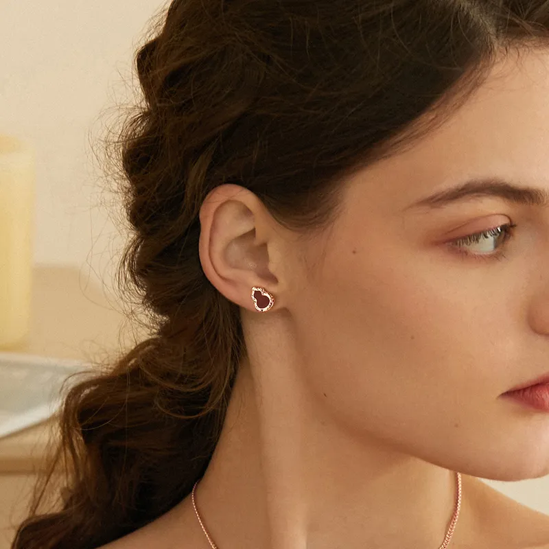 ADYD JEWELLY 18K Gold Stud Earrings Women's-6