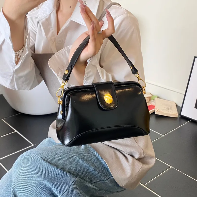 Smart PU Crossbody One Shoulder Handbag Women's Pink/Yellow/Black/White-15