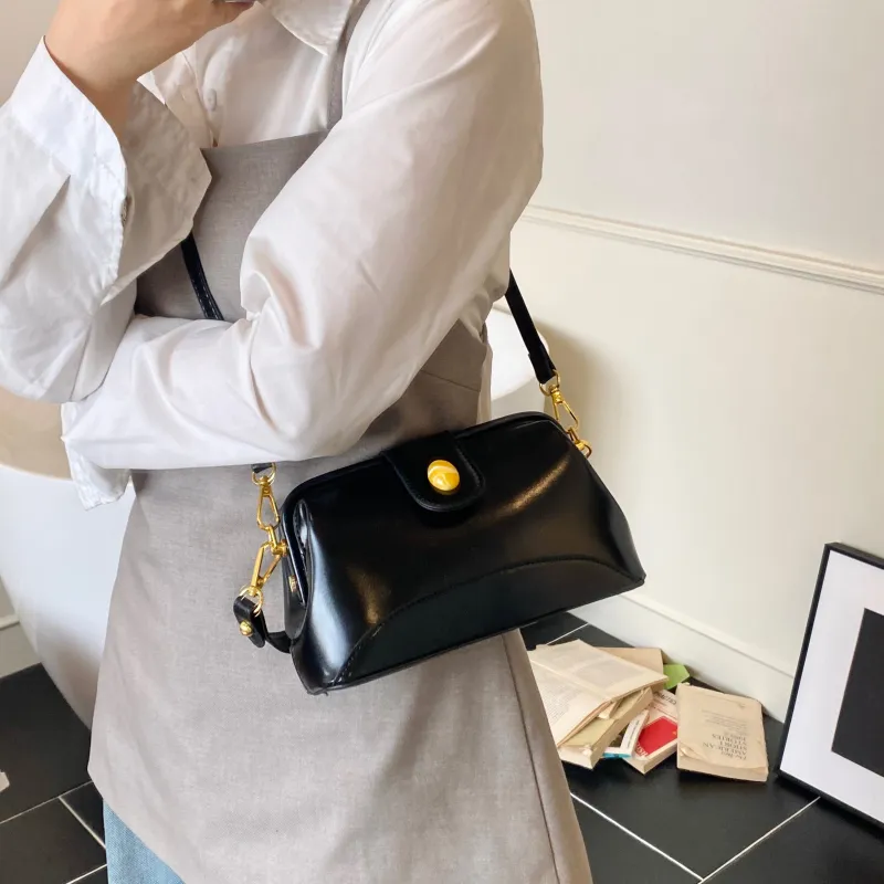 Smart PU Crossbody One Shoulder Handbag Women's Pink/Yellow/Black/White-13