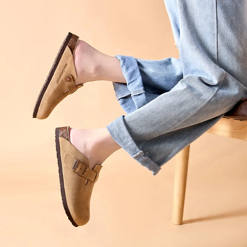 MALEMONKEY Wrap toe Slippers Women's Sand-11