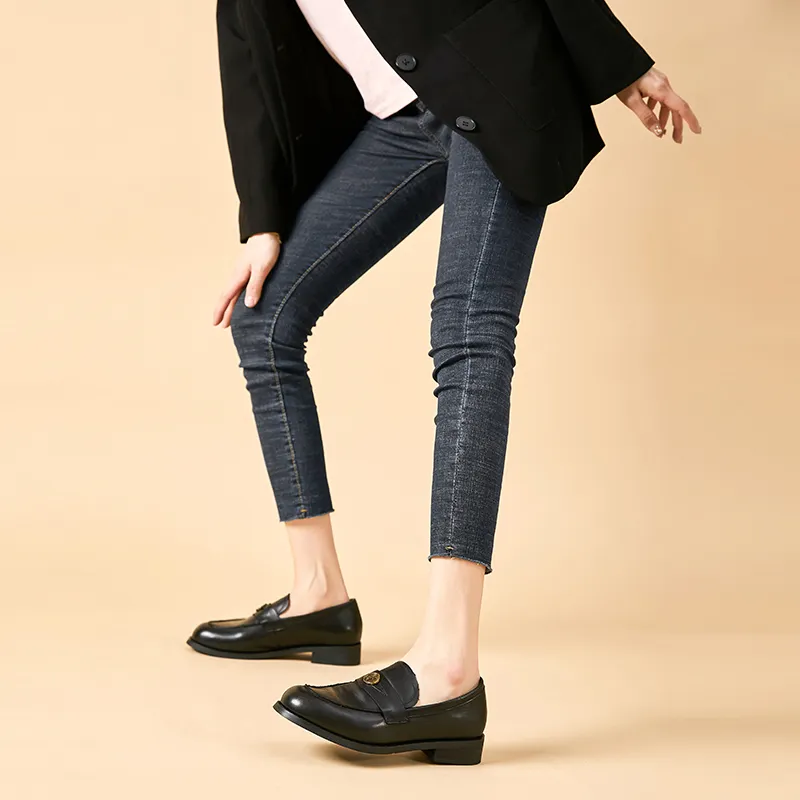 MALEMONKEY Loafers Women's Black/Caramel-13