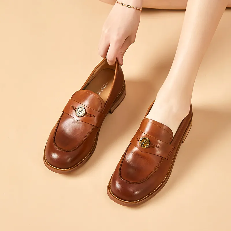 MALEMONKEY Loafers Women's Black/Caramel-2