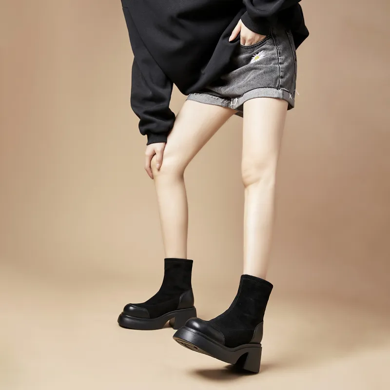 MALEMONKEY Ankle Boots 7.5cm Women's-20