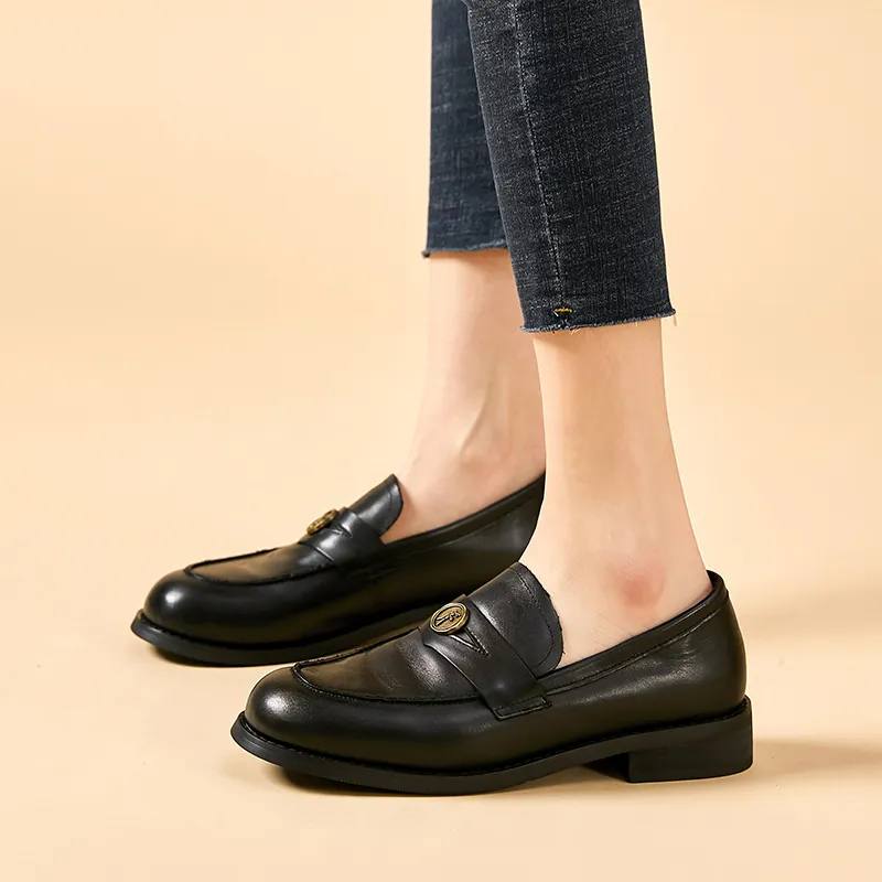 MALEMONKEY Loafers Women's Black/Caramel-9