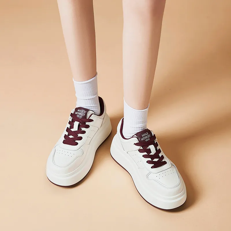 MALEMONKEY Lightweight Height Increasing Low-Top Casual Shoes Women's-11