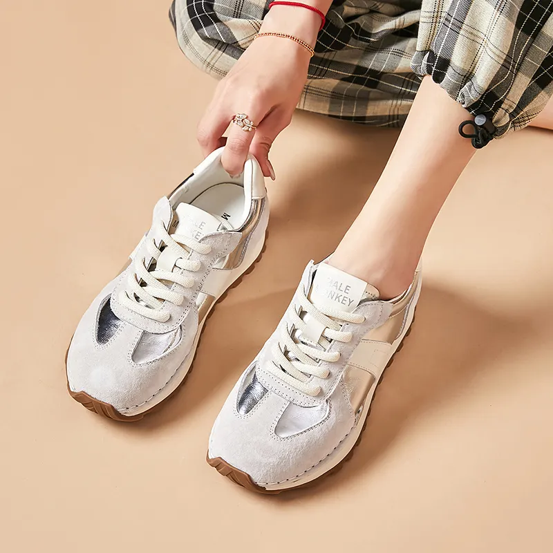MALEMONKEY Anti-Slip And Wear-Resistant Lightweight Low-Top Casual Shoes Women's-4
