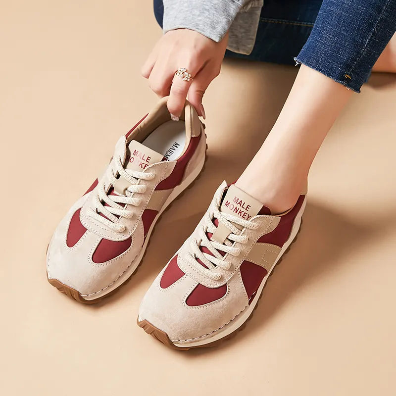MALEMONKEY Anti-Slip And Wear-Resistant Lightweight Low-Top Casual Shoes Women's-12