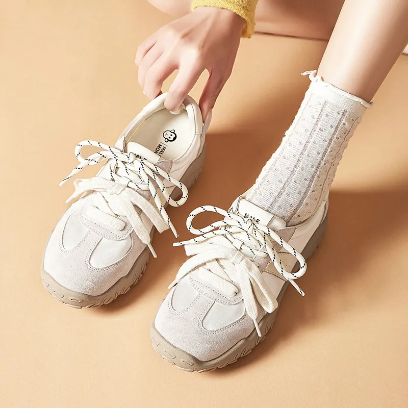 MALEMONKEY Breathable Lightweight Height Increasing Low Top Casual Shoes Women's-4