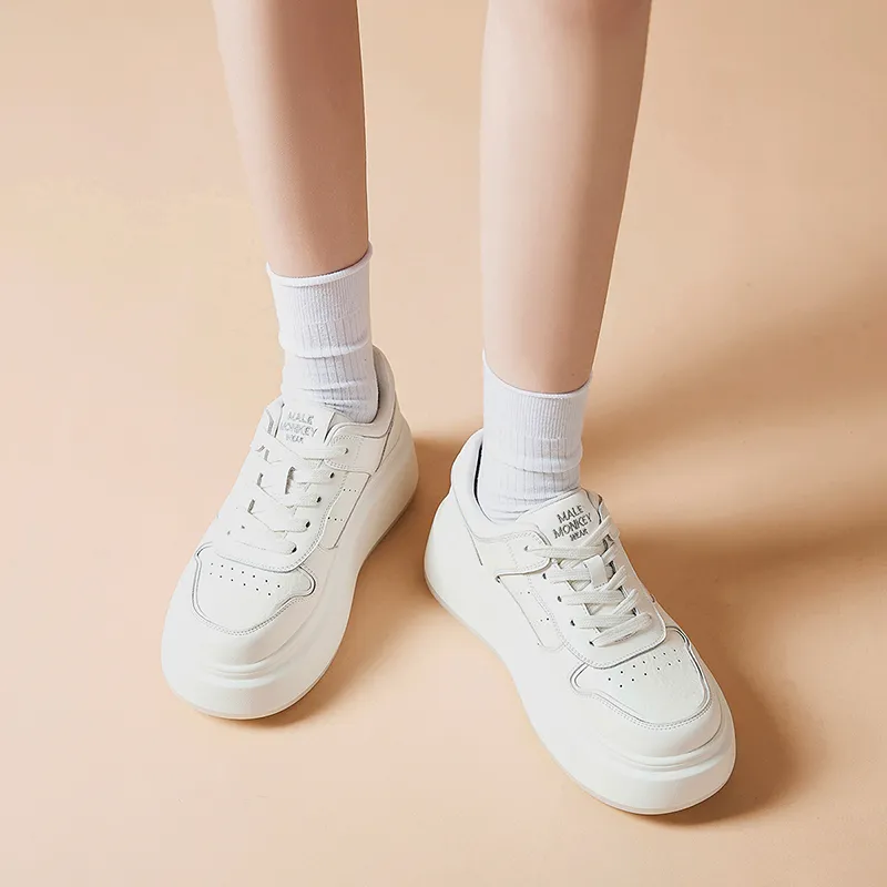 MALEMONKEY Lightweight Height Increasing Low-Top Casual Shoes Women's-3