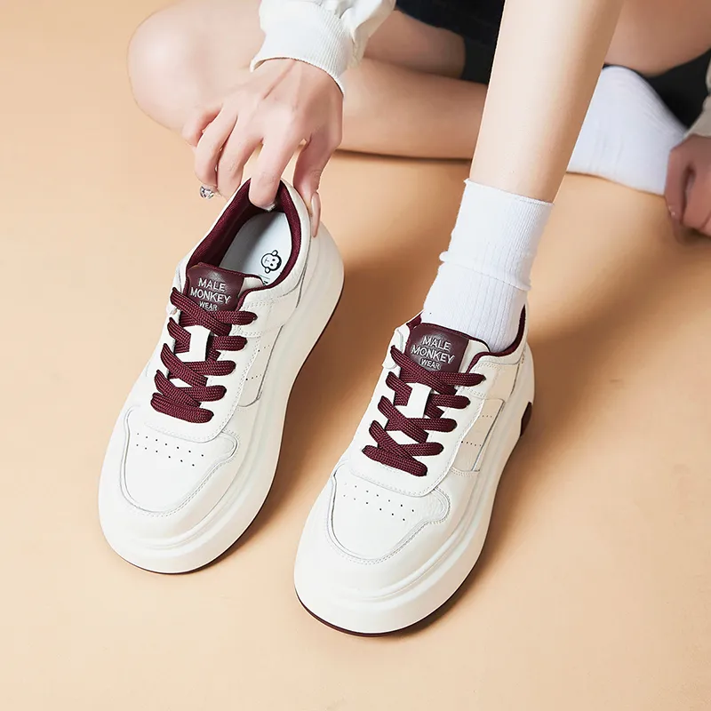 MALEMONKEY Lightweight Height Increasing Low-Top Casual Shoes Women's-9