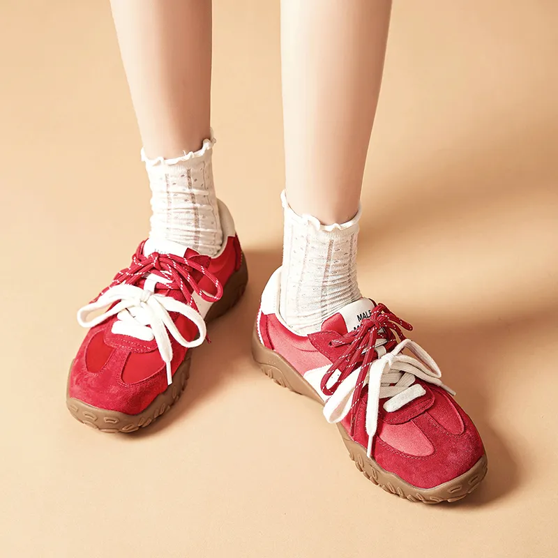 MALEMONKEY Breathable Lightweight Height Increasing Low Top Casual Shoes Women's-25