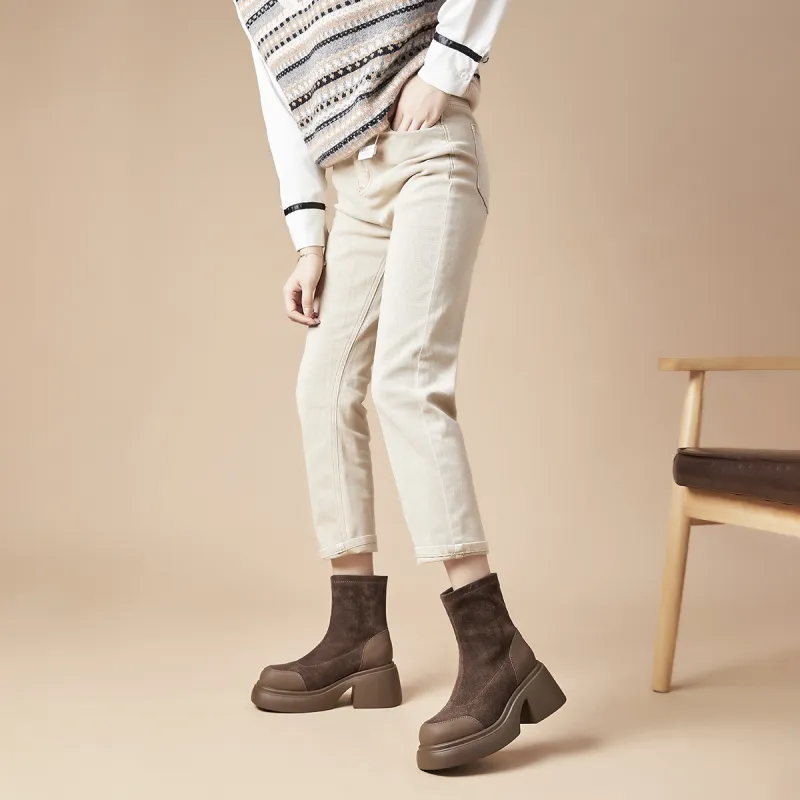 MALEMONKEY Ankle Boots 7.5cm Women's-13