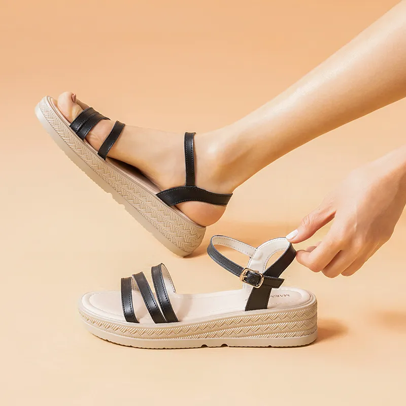 MALEMONKEY Strap Sandals 4.5cm Women's-16