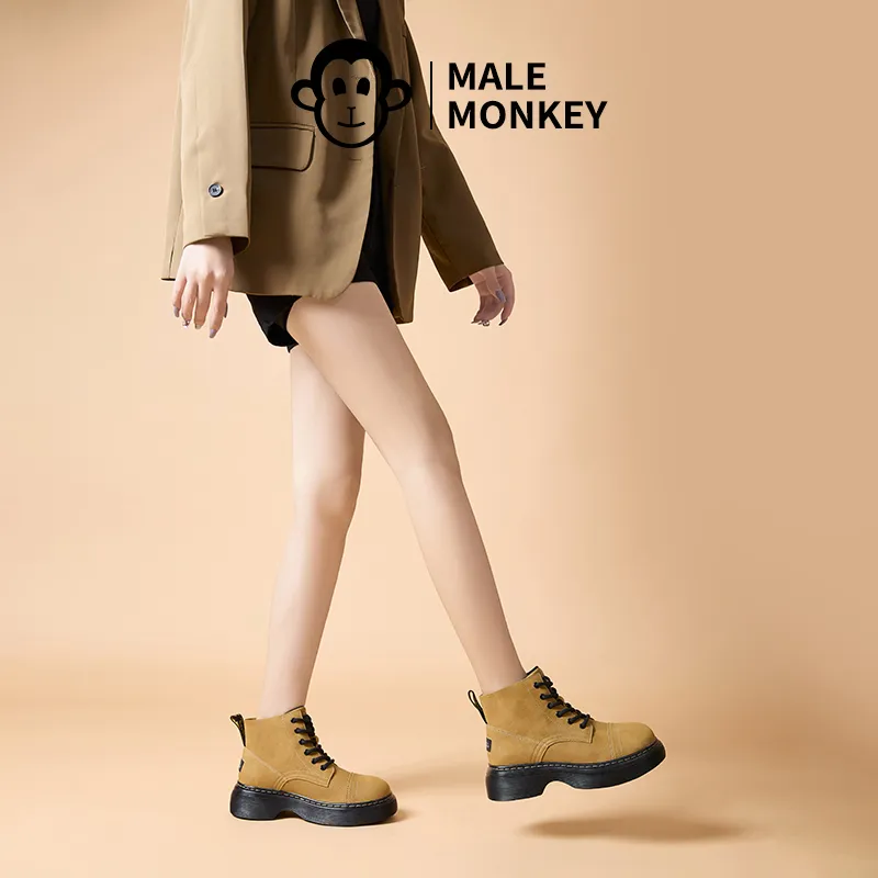 MALEMONKEY Short Martin Boot Women's-5