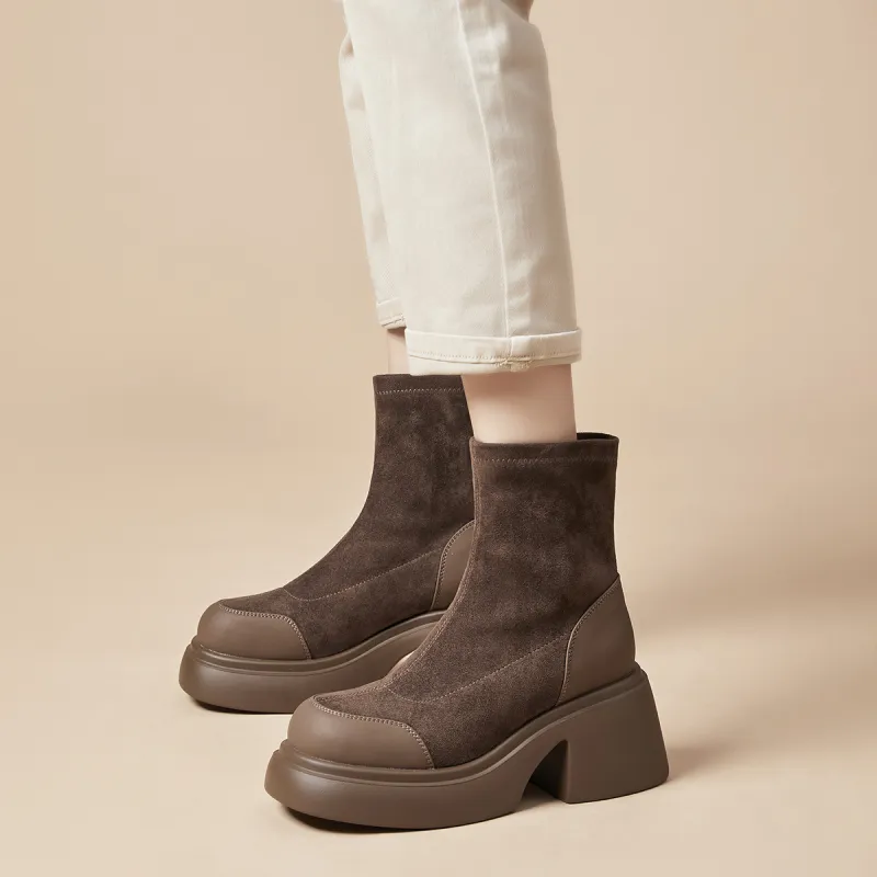 MALEMONKEY Ankle Boots 7.5cm Women's-9