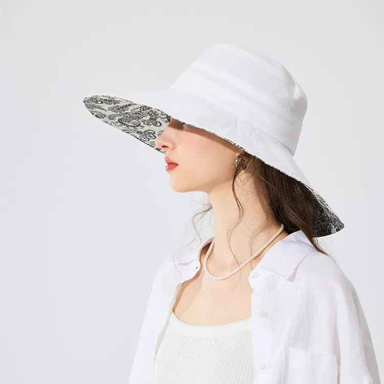 Fancet Studios 100% Cotton Sun Protection Hats Women's-5