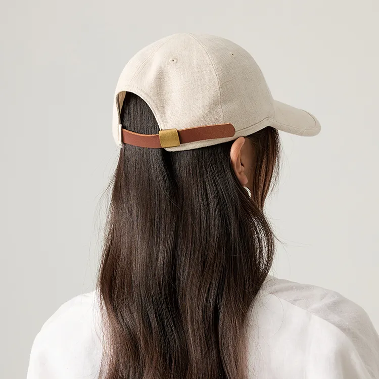 SIGGI STUDIOS Linen Baseball Caps Unisex-1