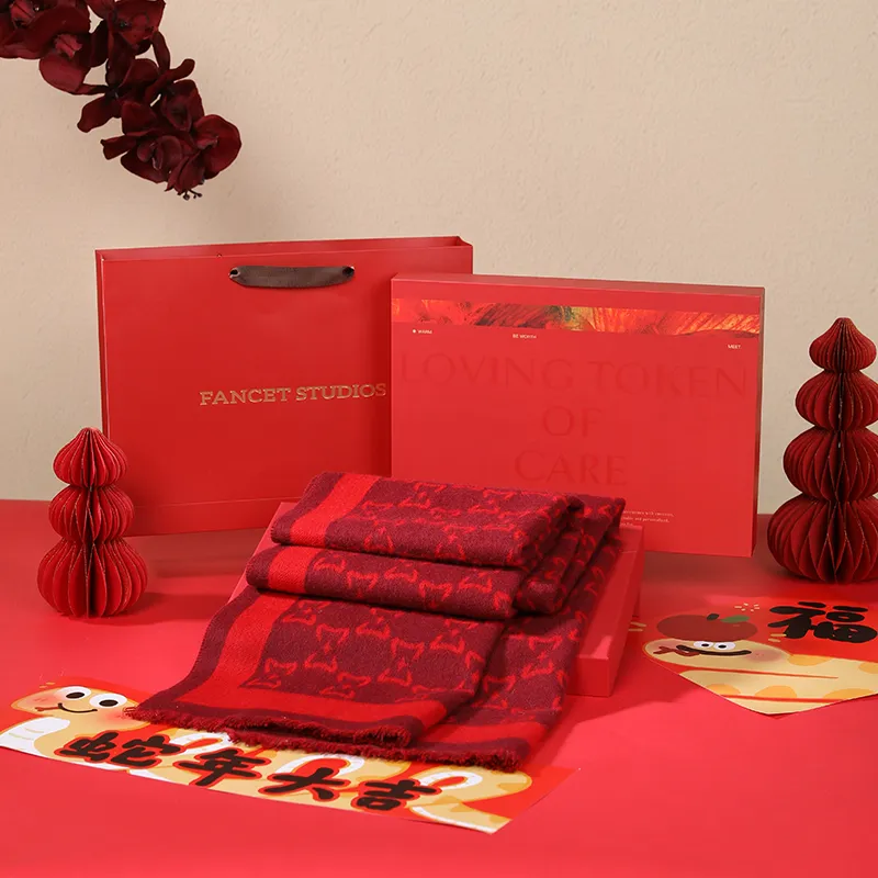 Fancet Studios Knit Scarves Unisex-7
