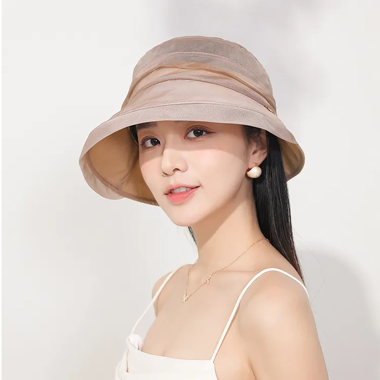 Fancet Studios 100% Mulberry Silk Sun Protection Hats Women's-1