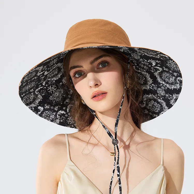 Fancet Studios 100% Cotton Sun Protection Hats Women's-8