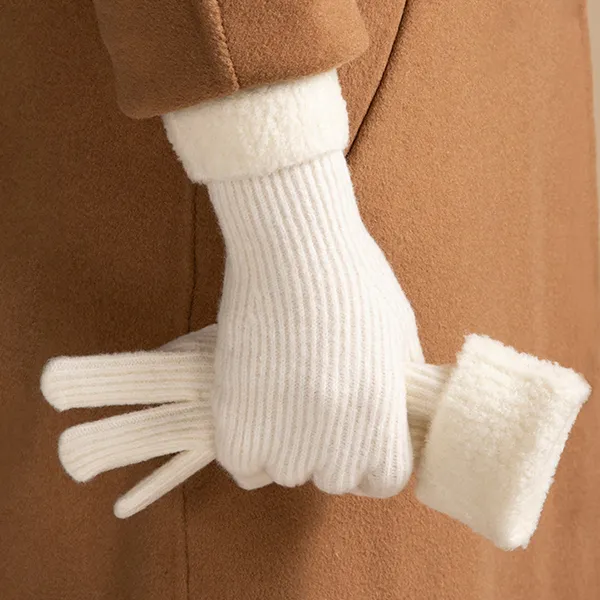 Fancet Studios Knit Gloves Women's-2
