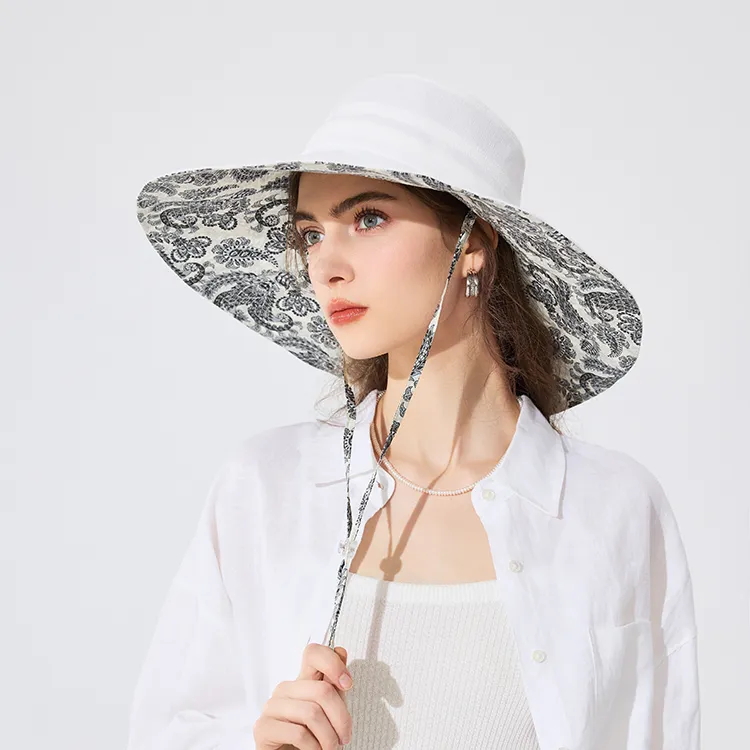 Fancet Studios 100% Cotton Sun Protection Hats Women's-4